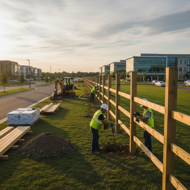 Farm Fencing Installation detail